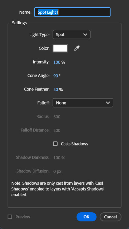 Create Light with One Click - After Effects Extension